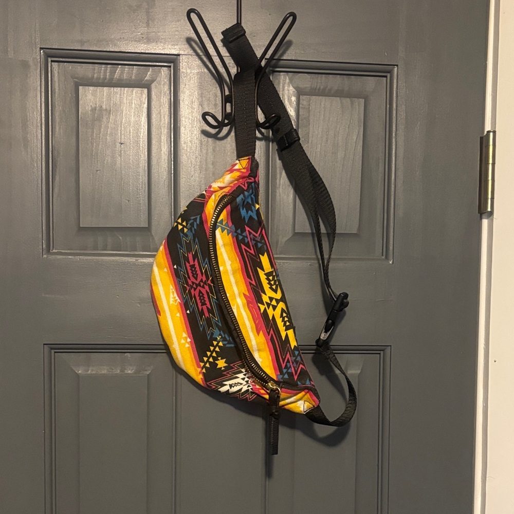 Forever 21 Multicolor Fanny Pack with Adjustable Strap